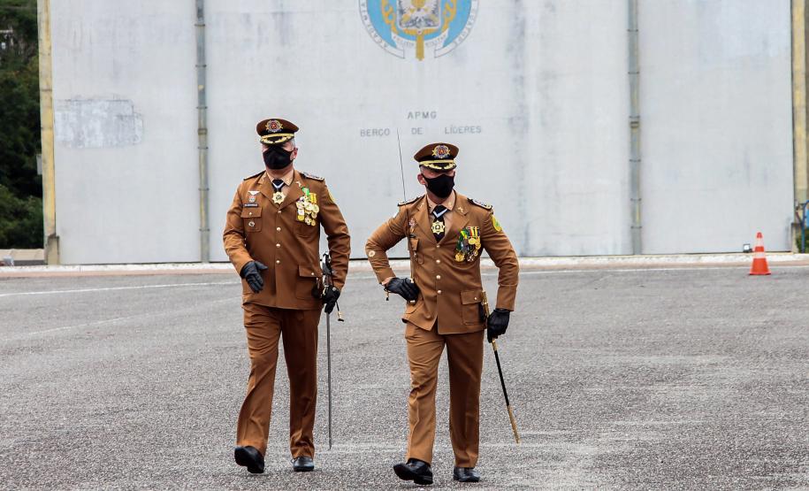 Polícia Militar do Paraná recebe novo Comandante-Geral durante solenidade na APMG, em São José dos Pinhais (PR)