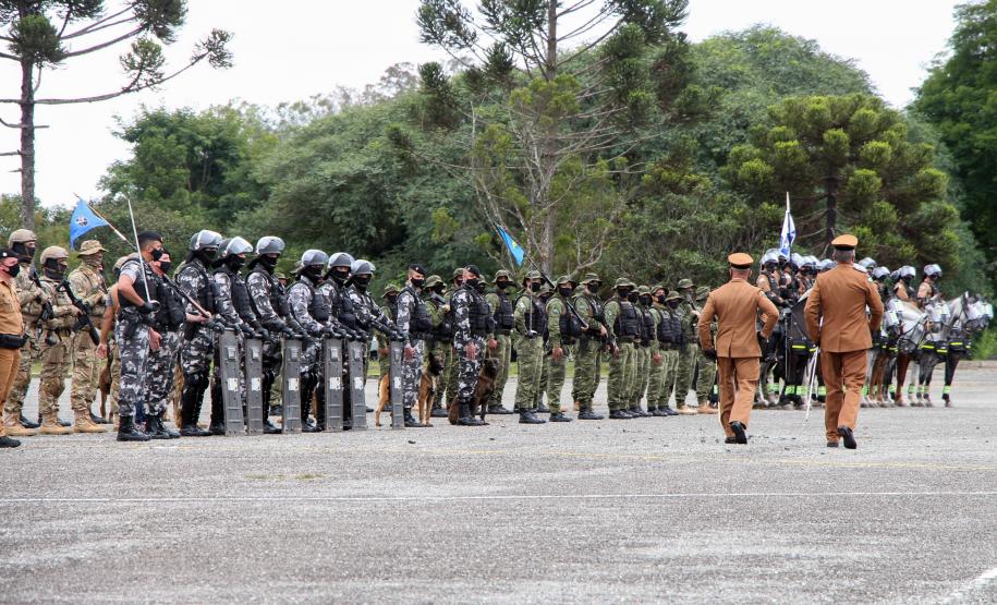 Polícia Militar do Paraná recebe novo Comandante-Geral durante solenidade na APMG, em São José dos Pinhais (PR)