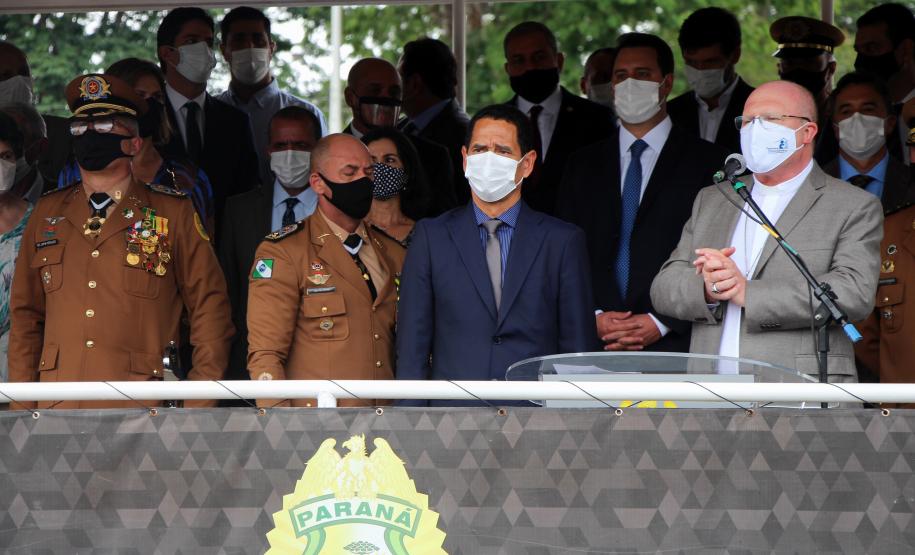 Polícia Militar do Paraná recebe novo Comandante-Geral durante solenidade na APMG, em São José dos Pinhais (PR)