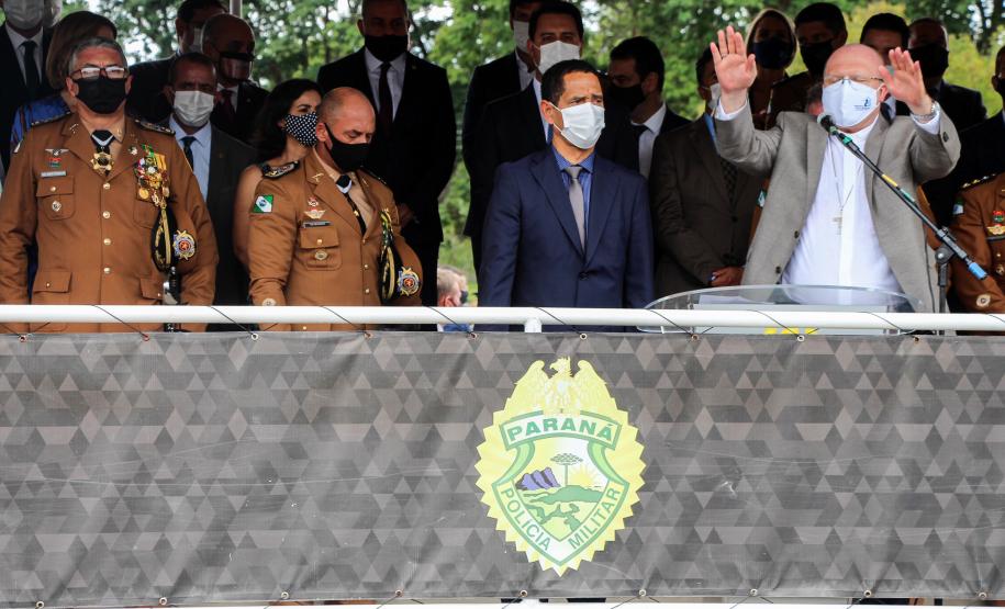 Polícia Militar do Paraná recebe novo Comandante-Geral durante solenidade na APMG, em São José dos Pinhais (PR)