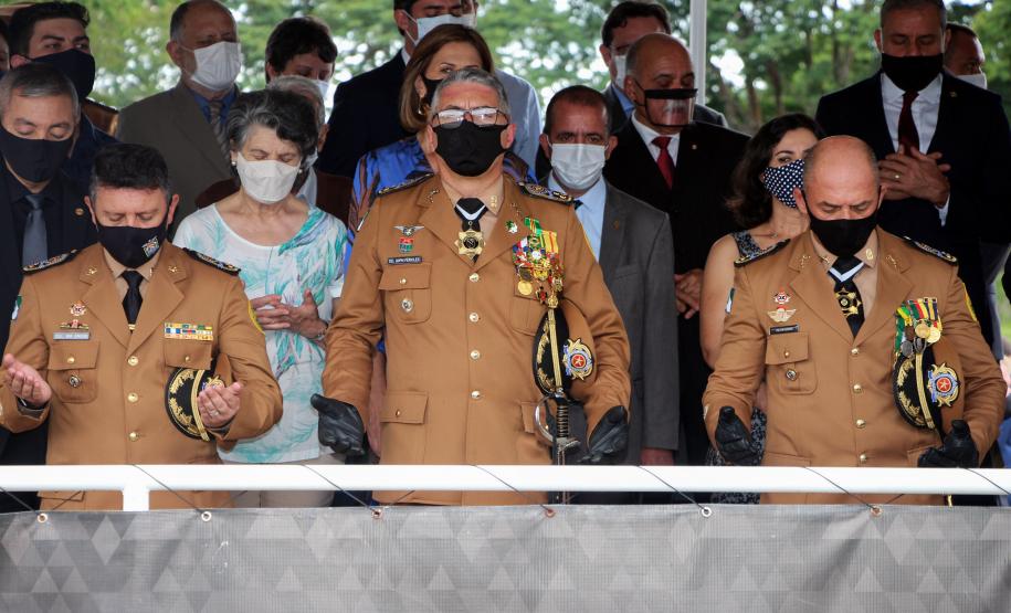 Polícia Militar do Paraná recebe novo Comandante-Geral durante solenidade na APMG, em São José dos Pinhais (PR)