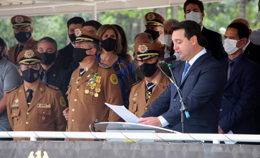 Polícia Militar do Paraná recebe novo Comandante-Geral durante solenidade na APMG, em São José dos Pinhais (PR)