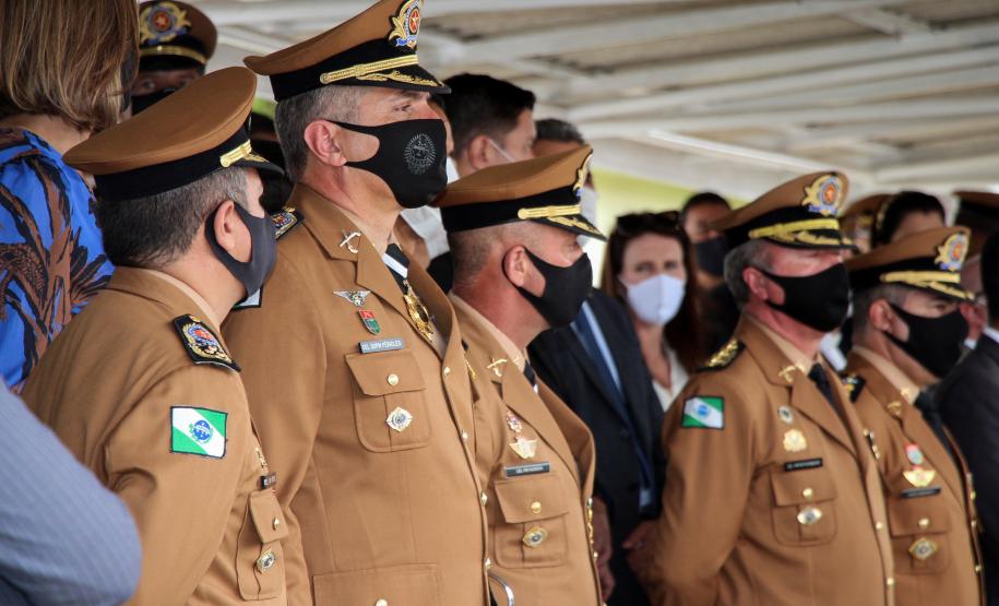 Polícia Militar do Paraná recebe novo Comandante-Geral durante solenidade na APMG, em São José dos Pinhais (PR)