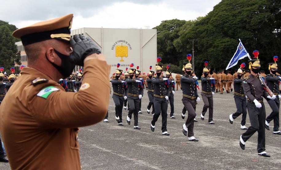Polícia Militar do Paraná recebe novo Comandante-Geral durante solenidade na APMG, em São José dos Pinhais (PR)
