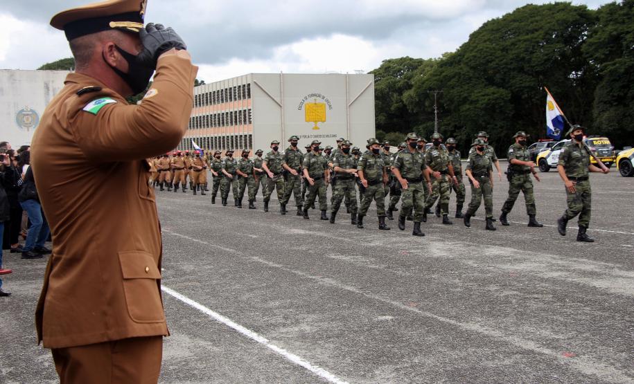 Polícia Militar do Paraná recebe novo Comandante-Geral durante solenidade na APMG, em São José dos Pinhais (PR)