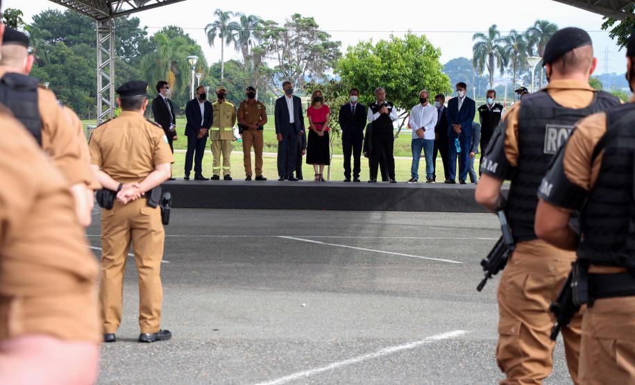 Ministro da Justiça participa do lançamento da Operação Independência e visita Batalhão Ambiental em São José dos Pinhais, na RMC