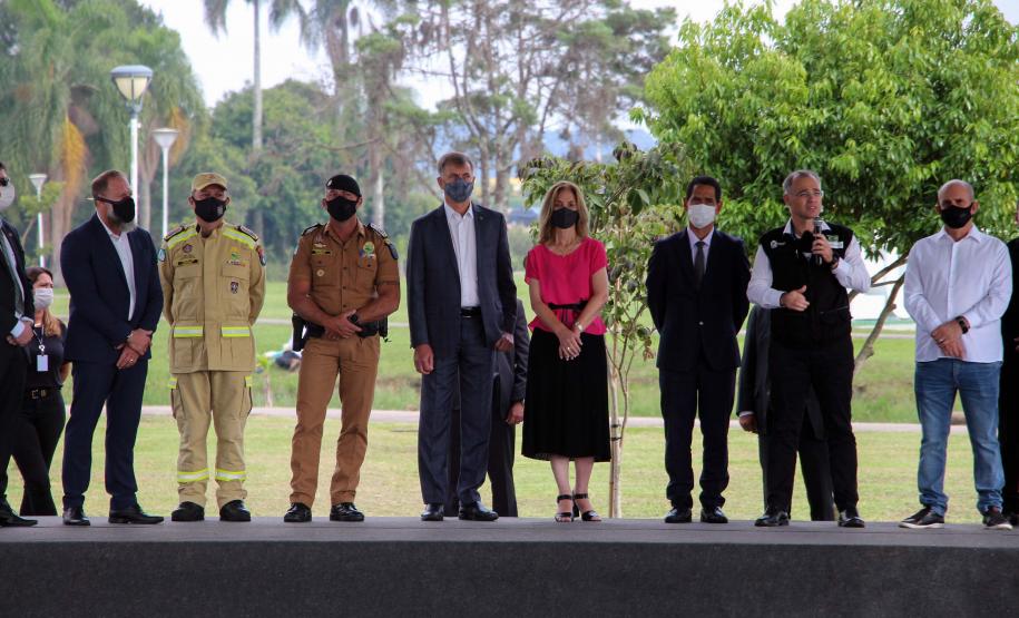 Ministro da Justiça participa do lançamento da Operação Independência e visita Batalhão Ambiental em São José dos Pinhais, na RMC