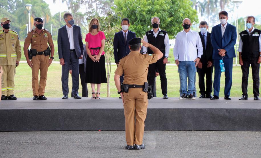 Ministro da Justiça participa do lançamento da Operação Independência e visita Batalhão Ambiental em São José dos Pinhais, na RMC