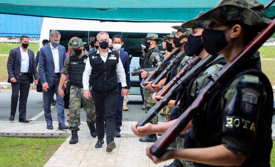Ministro da Justiça participa do lançamento da Operação Independência e visita Batalhão Ambiental em São José dos Pinhais, na RMC