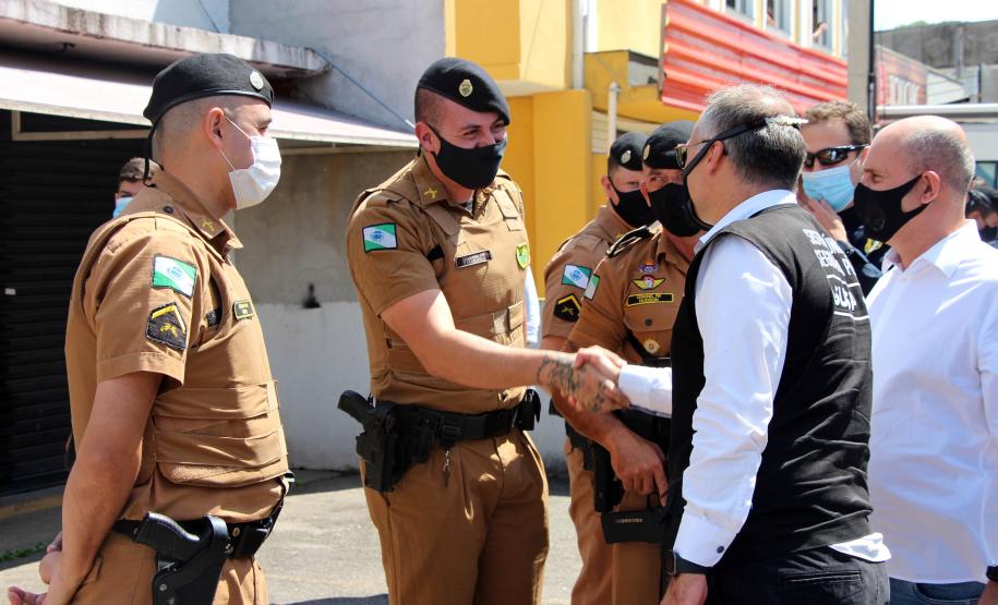 Ministro da Justiça participa do lançamento da Operação Independência e visita Batalhão Ambiental em São José dos Pinhais, na RMC