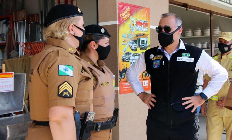 Ministro da Justiça participa do lançamento da Operação Independência e visita Batalhão Ambiental em São José dos Pinhais, na RMC