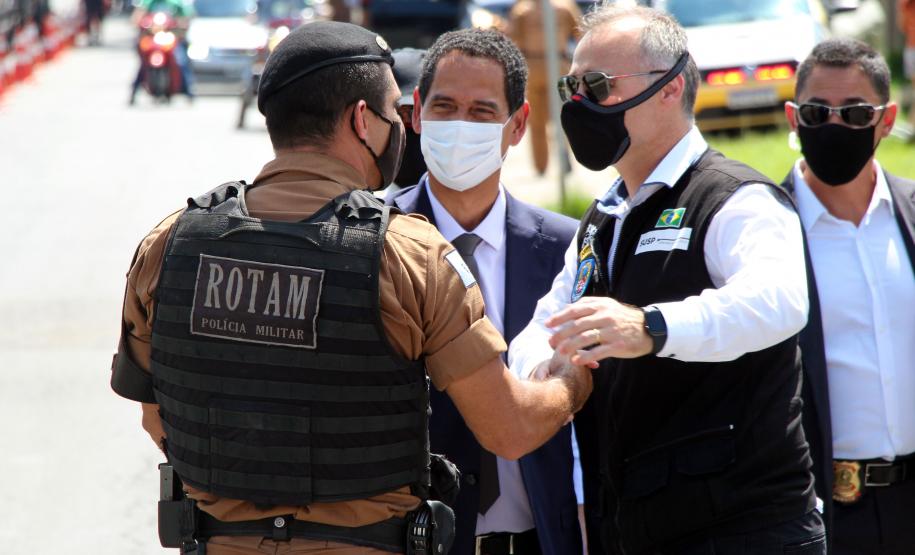 Ministro da Justiça participa do lançamento da Operação Independência e visita Batalhão Ambiental em São José dos Pinhais, na RMC