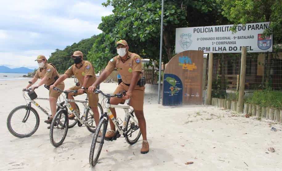 Comerciantes, moradores e turistas aprovam policiamento preventivo na Ilha do Mel