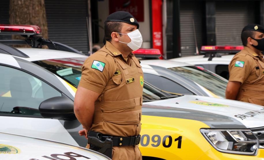 Principais eixos comerciais de Curitiba recebem reforço de policiamento ostensivo