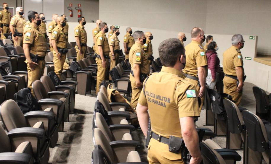 Batalhão de Patrulha Escolar Comunitária faz nivelamento do efetivo com palestras e instruções na Capital