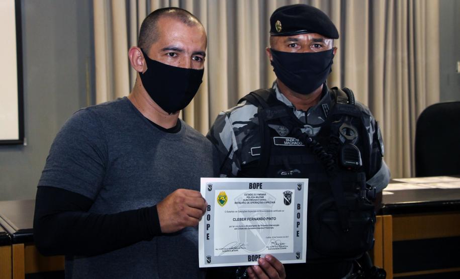 BOPE ministra curso de Primeira Intervenção em Crises para agentes do DEPEN em Curitiba