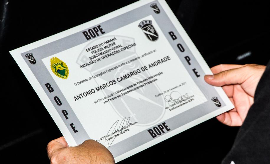 BOPE ministra curso de Primeira Intervenção em Crises para agentes do DEPEN em Curitiba