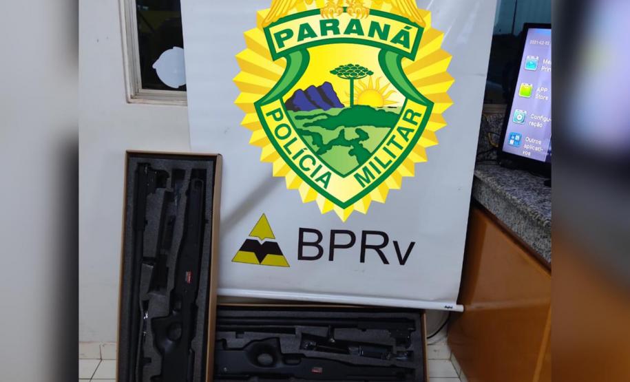 BPRv apreende armas de airsoft no Noroeste do estado durante a Operação Vida