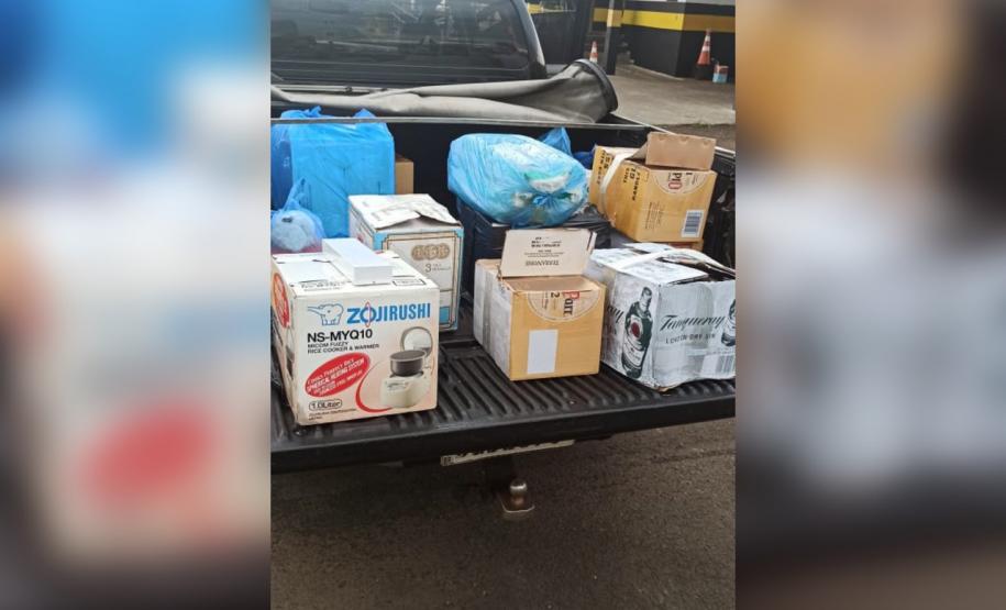BPRv apreende maconha e produtos contrabandeados em situações distintas no estado