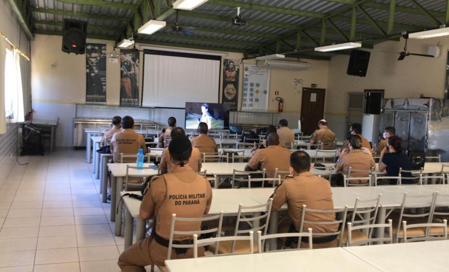 Batalhão de Patrulha Escolar Comunitária faz nivelamento do efetivo com palestras e instruções na Capital