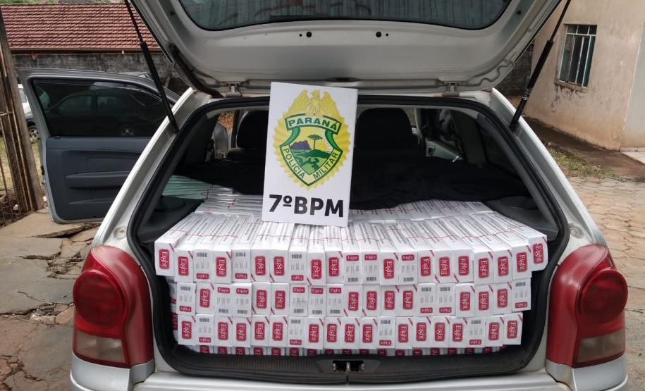 No Noroeste do estado, PM apreende 100 buchas de cocaína, arma de fogo e recupera um veículo em situações distintas