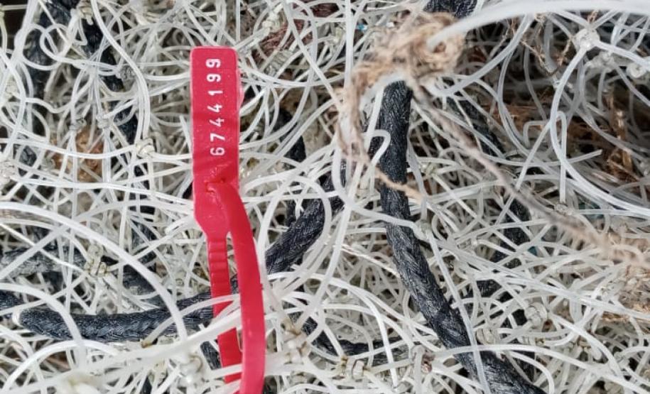 Batalhão Ambiental apreende rede de pesca na Ilha das Peças