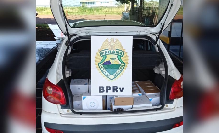 Operação Vida: Polícia Rodoviária Estadual apreende diversos produtos eletrônicos contrabandeados em Assis Chateaubriand (PR)