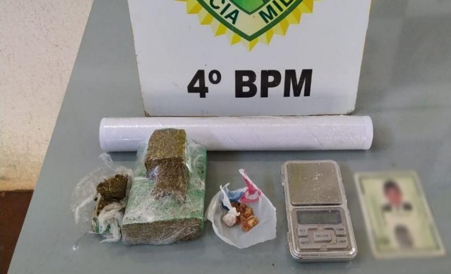 PM prende dois rapazes e apreende mais de 250 gramas de drogas em Maringá, no Noroeste do estado