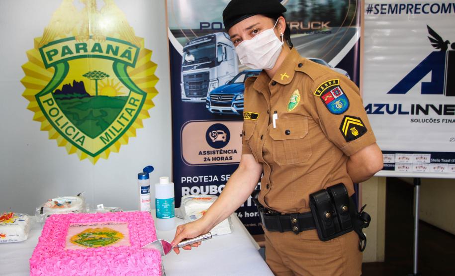 Policiais militares femininas do Quartel do Comando-Geral da PM são homenageadas no Dia Internacional da Mulher