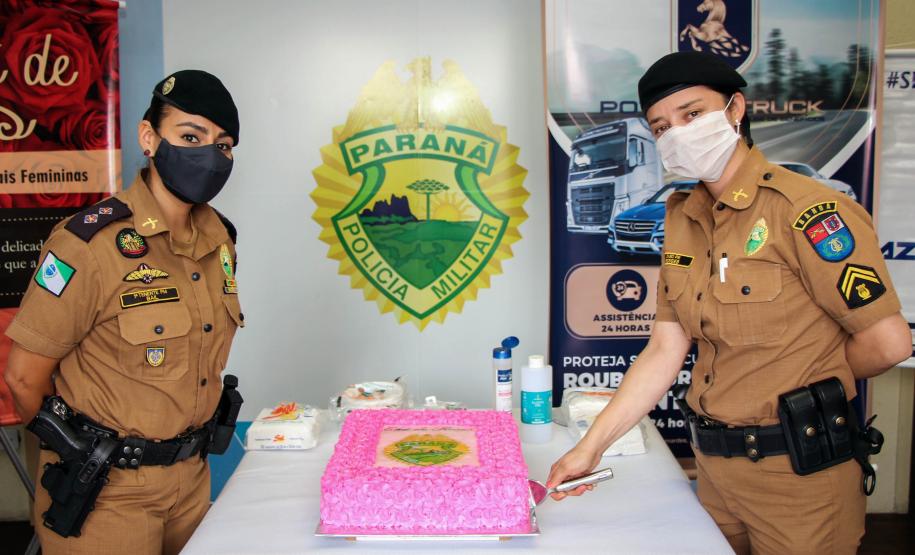 Policiais militares femininas do Quartel do Comando-Geral da PM são homenageadas no Dia Internacional da Mulher