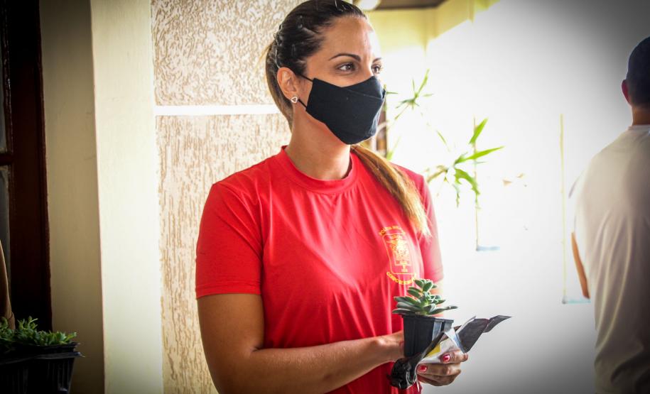 Policiais militares femininas do Quartel do Comando-Geral da PM são homenageadas no Dia Internacional da Mulher