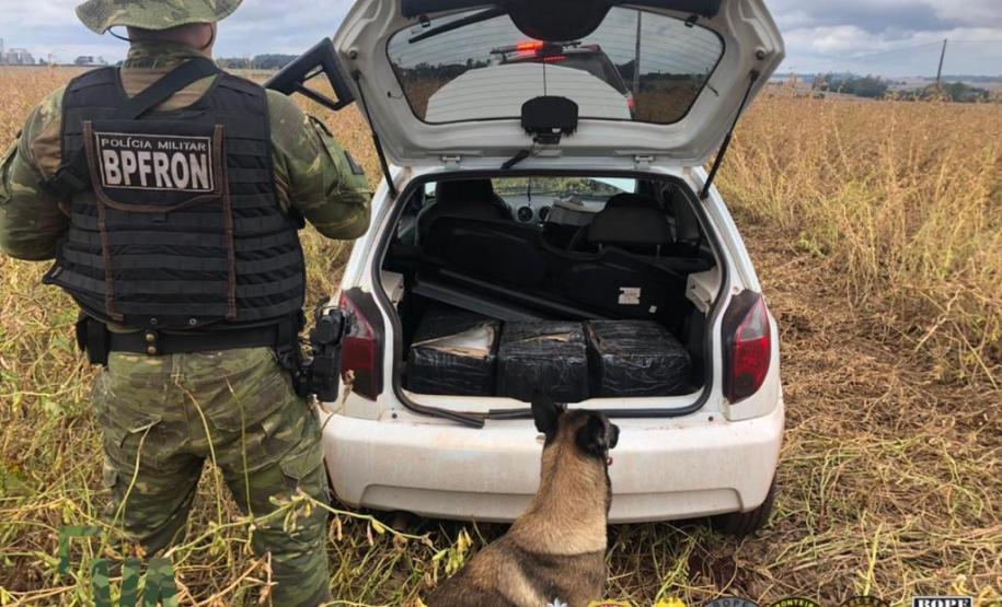 BPFron apreende suplementos alimentares em Terra Roxa (PR), no Oeste do estado