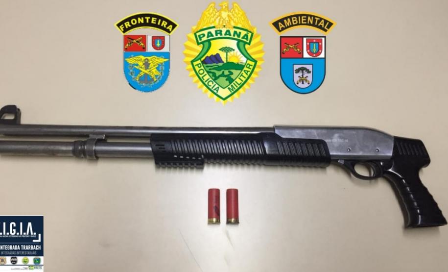 Durante Operação Hórus, PM apreende arma de fogo e cigarros contrabandeados no Noroeste do estado