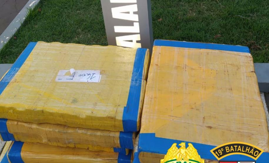 Após longo acompanhamento tático, PM apreende cerca de 140 kg de maconha e encaminha suspeito em Toledo (PR)