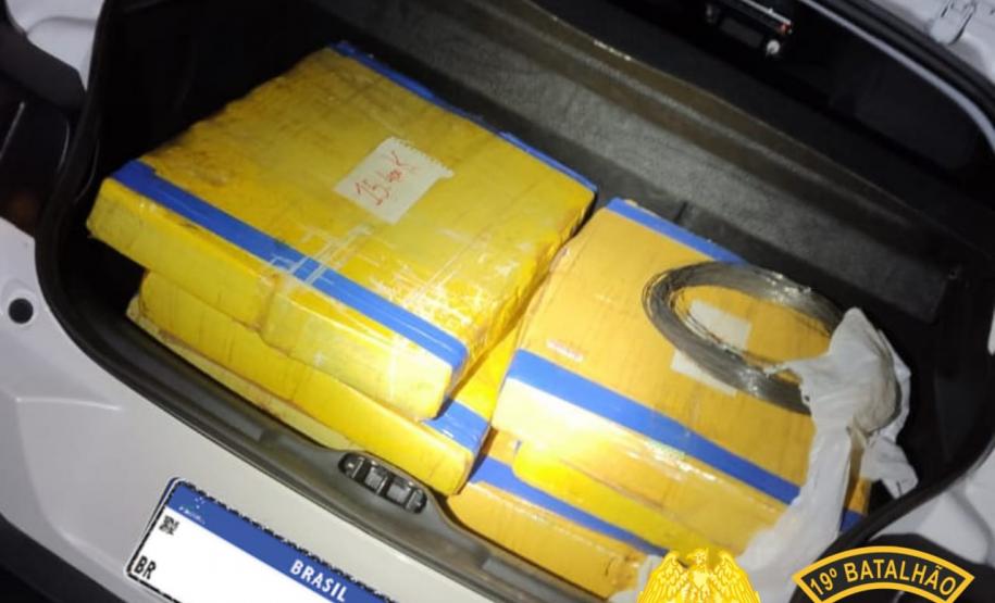 Após longo acompanhamento tático, PM apreende cerca de 140 kg de maconha e encaminha suspeito em Toledo (PR)