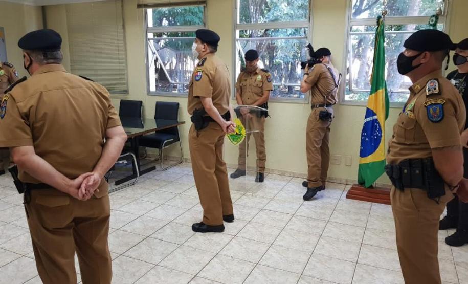 Comandante-Geral da PM preside passagem de comando de unidade de Rolândia e se reúne com autoridades no Norte do PR