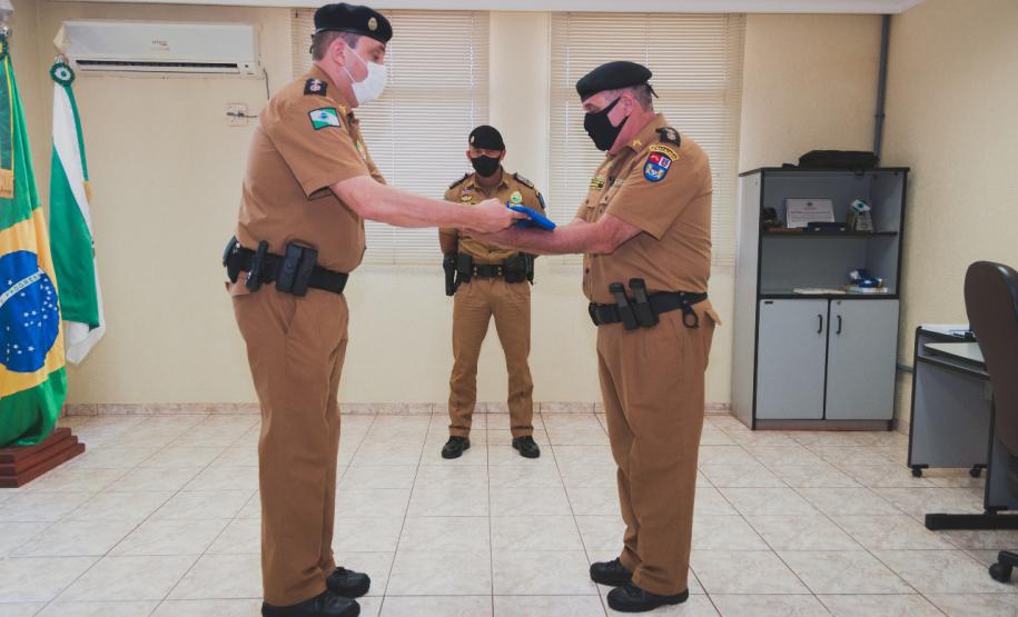 Batalhão da PM de Rolândia (PR) recebe novo Comandante durante rápida solenidade