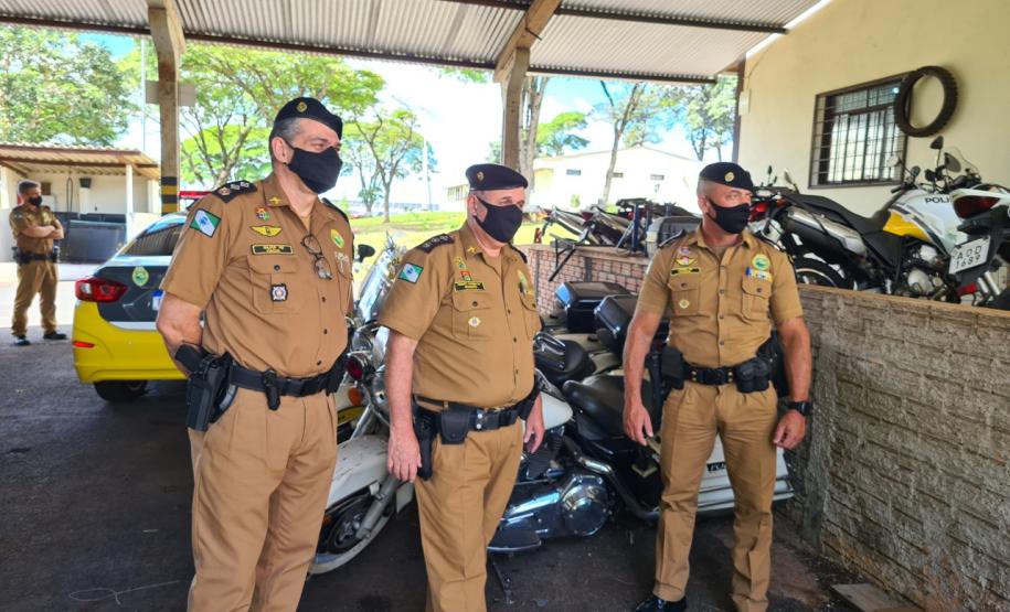 Batalhão da PM de Apucarana (PR) recebe novo comandante durante rápida solenidade