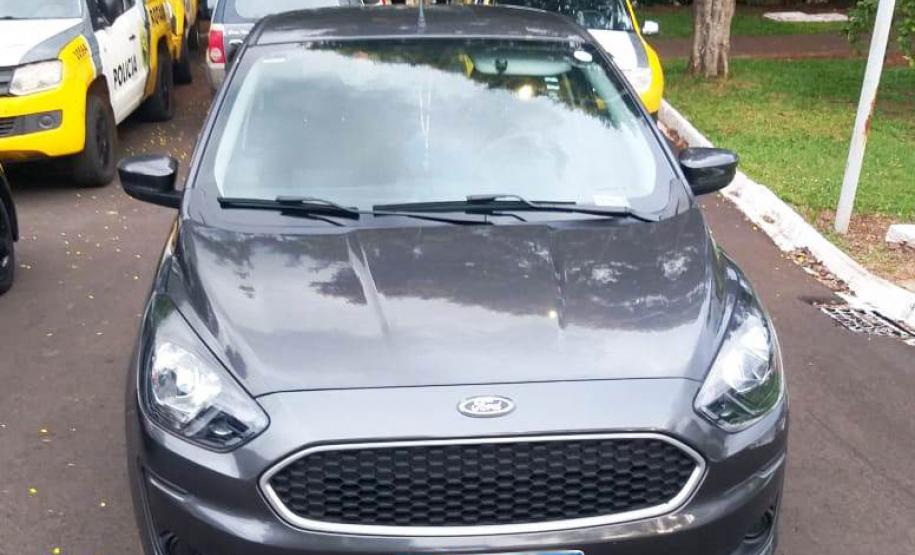 Suspeitos de roubo são encaminhados e veículo é recuperado momentos após o crime em Clevelândia (PR)