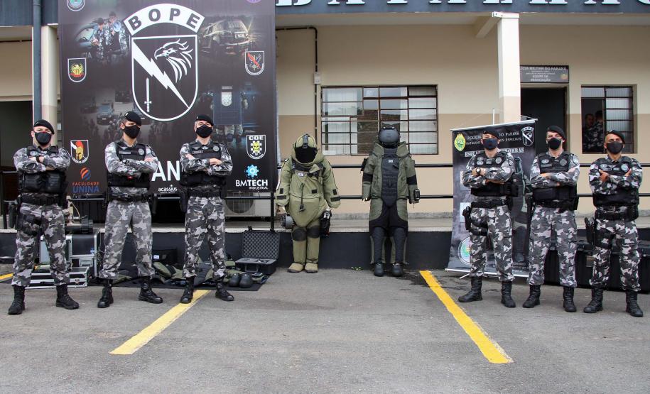 Esquadrão Antibombas recebe novos trajes de R$ 1,2 milhão para atendimentos de ocorrências