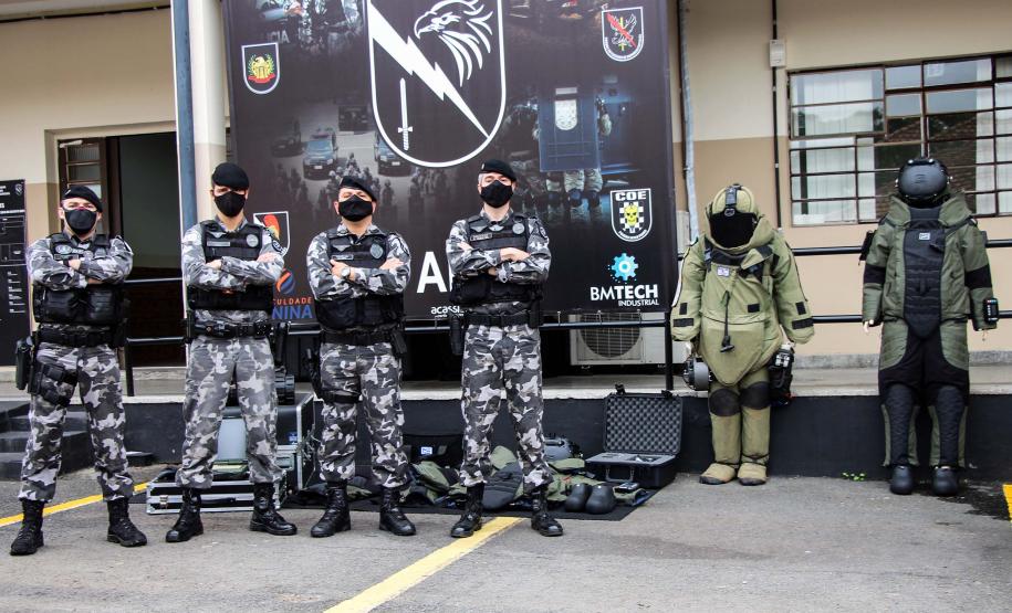 Esquadrão Antibombas recebe novos trajes de R$ 1,2 milhão para atendimentos de ocorrências