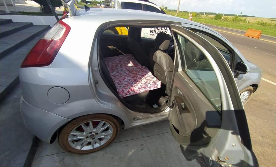 BPRv apreende quase 200 quilos de maconha durante fiscalização de rotina no Noroeste do estado