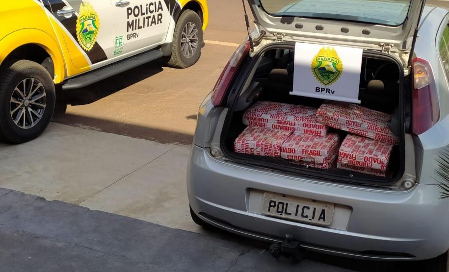 BPRv apreende quase 200 quilos de maconha durante fiscalização de rotina no Noroeste do estado