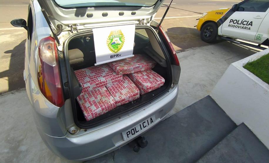 BPRv apreende quase 200 quilos de maconha durante fiscalização de rotina no Noroeste do estado