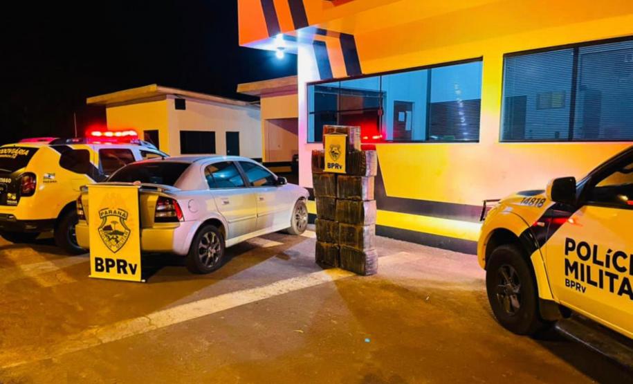 Carro com mais de 220 quilos de maconha é apreendido pelo BPRv em Cruzeiro do Oeste (PR)