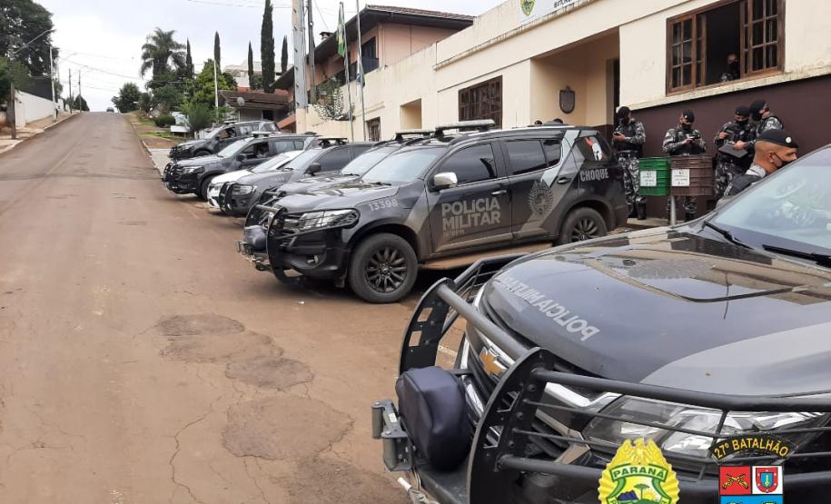 Operação da PM no Centro-Sul do estado combate crime organizado; quatro envolvidos são presos