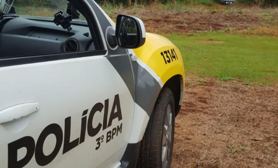 Instantes após roubo, PM recupera carro em Pato Branco, no Sudoeste do Paraná