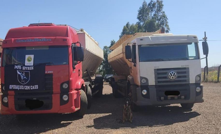 Em ações distintas, policiais militares e federais apreendem grandes quantidades de cigarros contrabandeados, no Oeste do Paraná