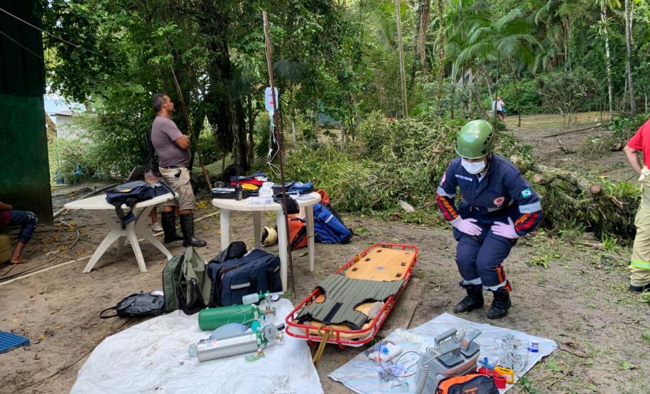 Helicóptero do BPMOA faz resgates na RMC e Litoral no feriado de Páscoa