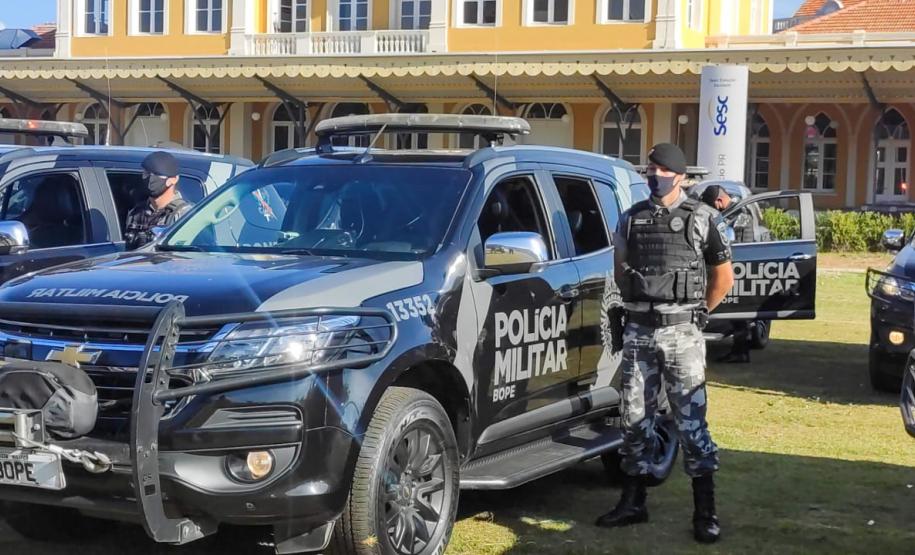 PM lança em Ponta Grossa operação para inibir crimes violentos no Estado